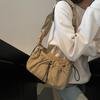 Handbag Nylon Shoulder Bag Korean Style Drawstring Bag Cute Oxford Cloth Crossbody Bag  Travel