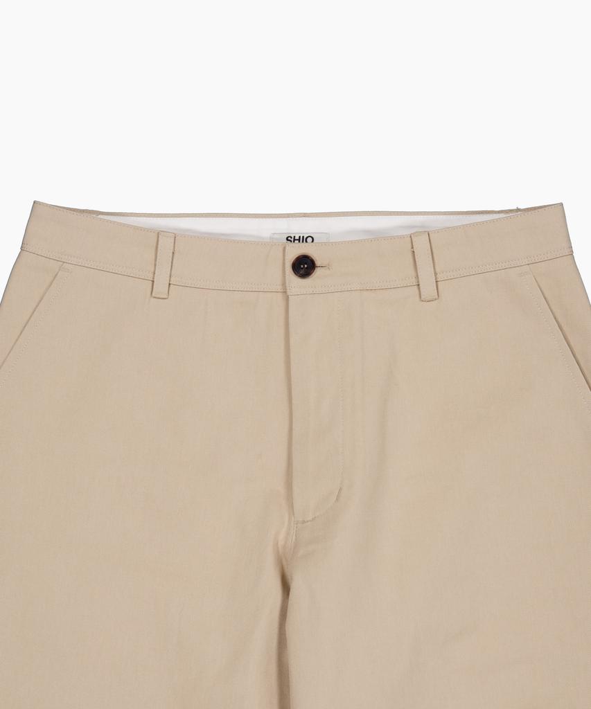 Sioiaipi Relaxed Chino Pants (Beige)