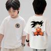 Anime Dragon Ball Cosplay TShirt Cotton Short Sleeve Tops Casual Loose Retro TShirt Men Women Kids Family Matching Outfits