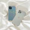 Fashion Gradient Laser Love Heart Pattern Clear Phone Case For iPhone 11 12 13 Pro Max X XS XR 7 8 Plus SE 2020 Shockproof Back