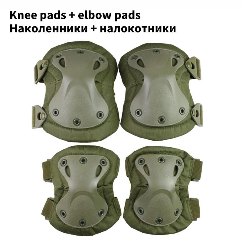 Tactical Knee Pad Support Elbow Protector CS Military Army Airsoft Outdoor Sport Hunting Kneepad Safe Gear Protective Knees Pads
