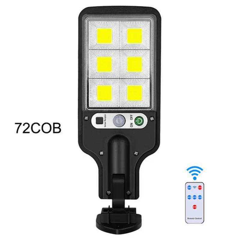 Solar Powered LED Outdoor Wall Light with Motion Sensor 3 Modes Waterproof IP65 Security Lighting for Garden Patio Yard Path