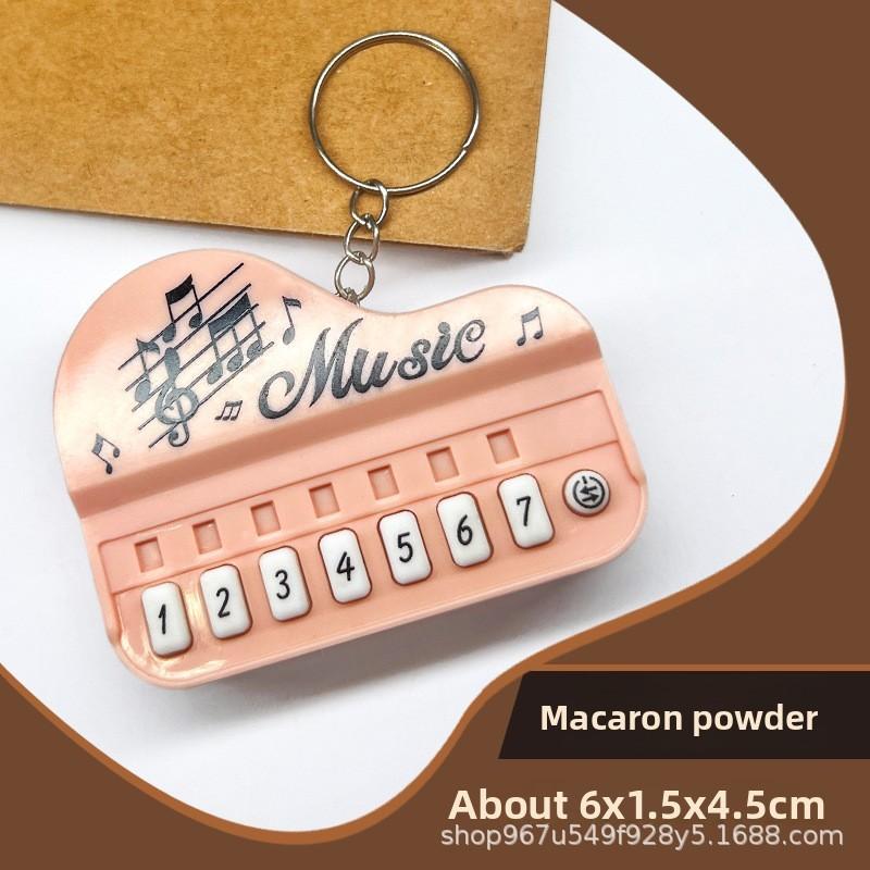 Electronic Piano Mini Keychain With Light And Music For Kids Creative Gift