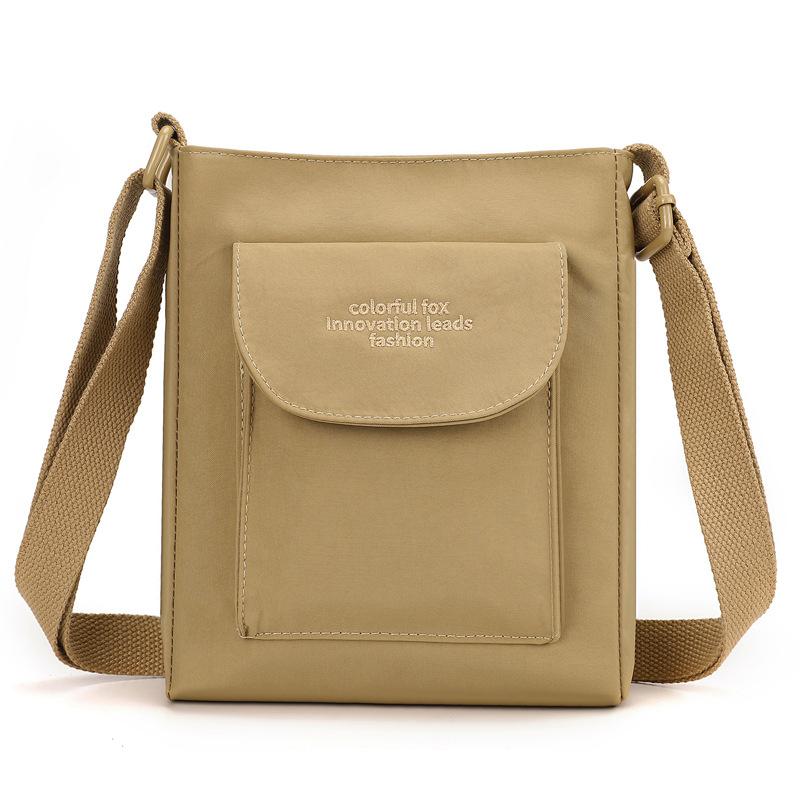 Shoulder bag casual versatile simple messenger bag women's leisure commuting printable mobile phone bag