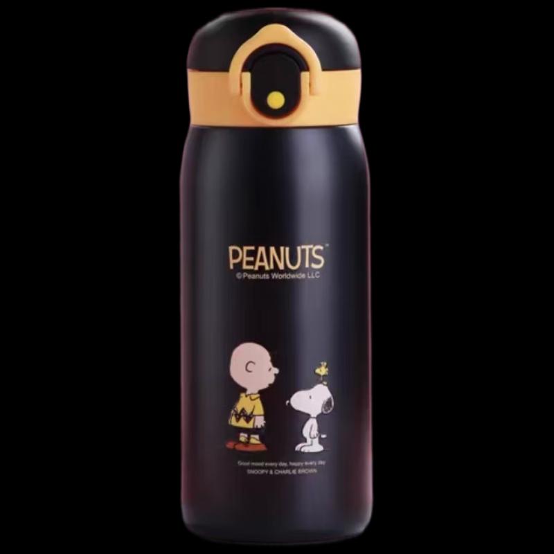 SNOOPY 420 мл Мультяжный термос с откидной крышкой