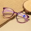 Fashion Reading Glasses Women Anti Blue Light Farsighted Eyeglasses Anti-Fatigue Hyperopia Eyewear +1.0 ~ +4.0