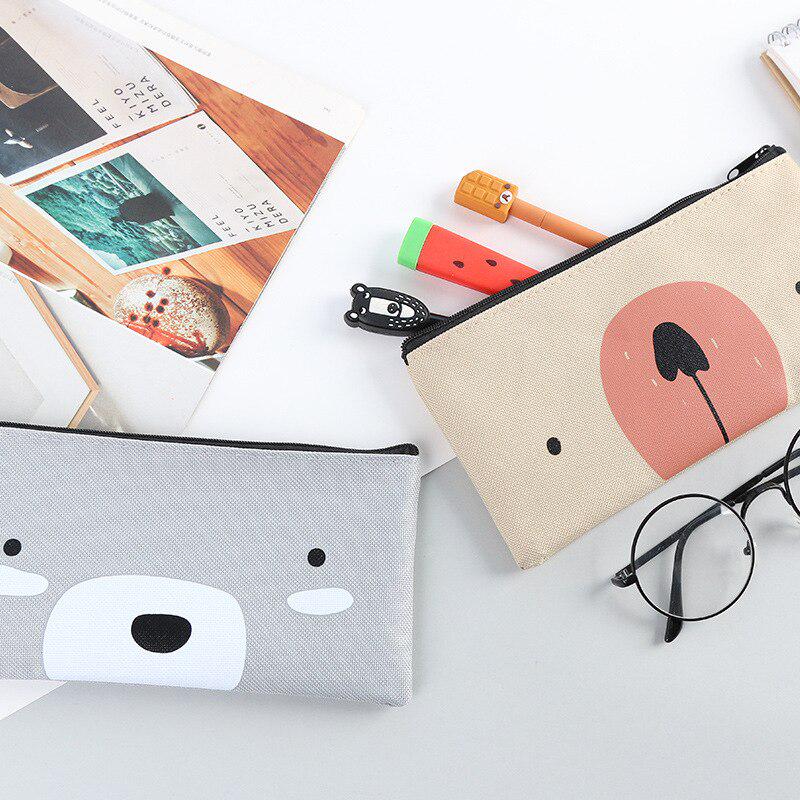 Mini Simple Oxford Cloth Stationery Bag Student Stationery Pencil Case