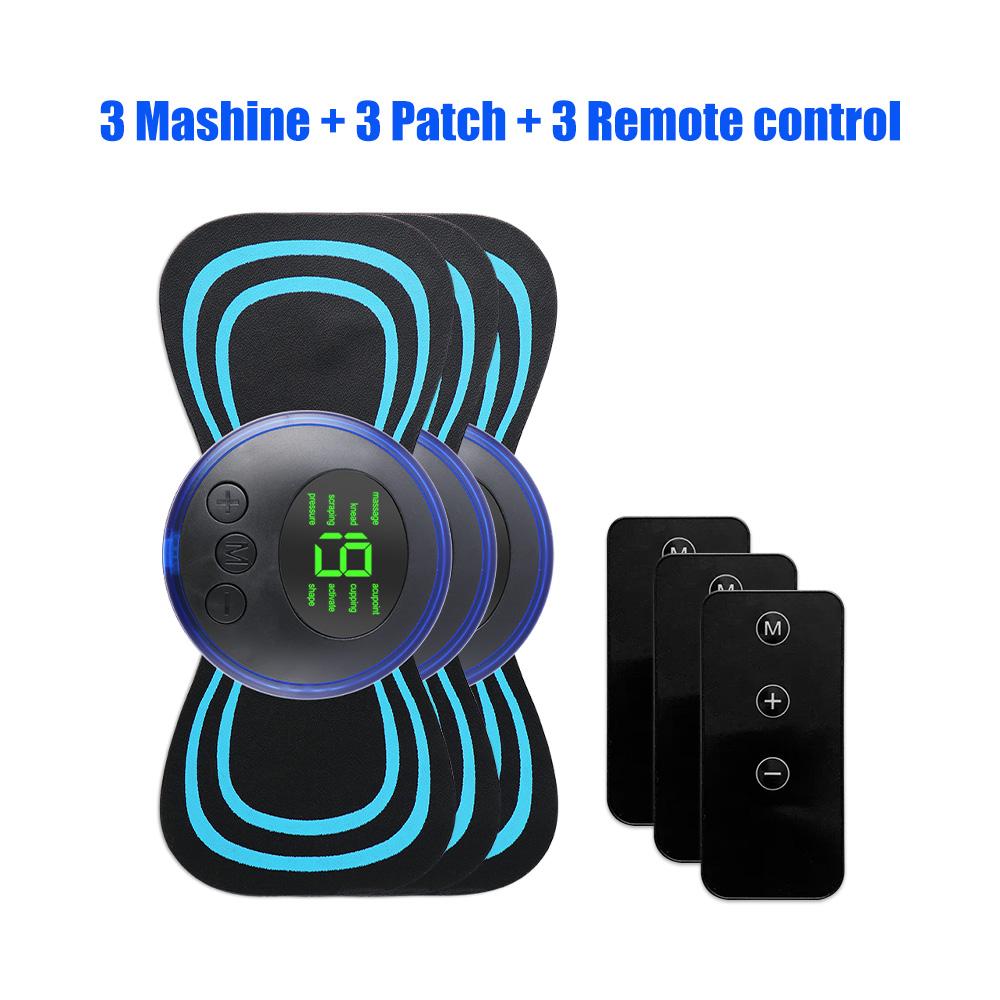 Portable EMS Neck Massager 8 Modes Mini Shoulder Cervical Massage Pain Relief Muscle Stimulator Relaxation