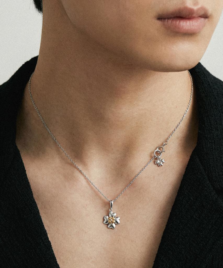 Graynoise Double Clover Necklace G (925 Silver)