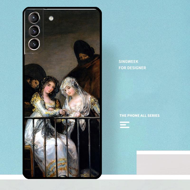 Francisco Goya Paintings Phone Case For Samsung Galaxy S24 Ultra S23 S22 Plus S21 S20 FE S8 S9 S10 Note 10 20 Cover
