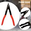Spring Loaded Flat Nose Circlip Pliers Heavy Duty Accessory Ergonomic Handle for Brake Repair Tool