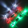 3Pcs Underwater Fishing Light LED Plastic Disposable Bait Lure Lamp Fishing Tool with 160mah Button Battery