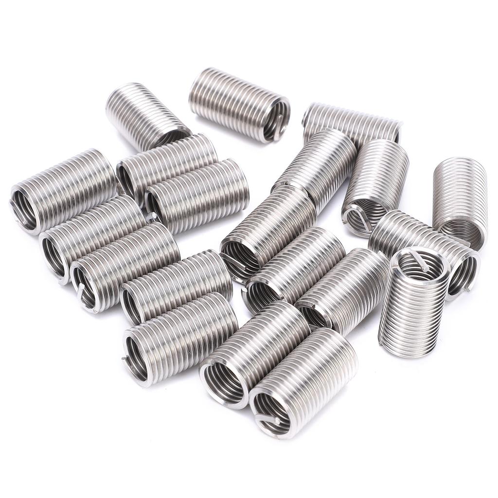 20Pcs Thread Inserts Male Female Reducing Nut Repair Tool Stainless Steel Fastener M14x23D