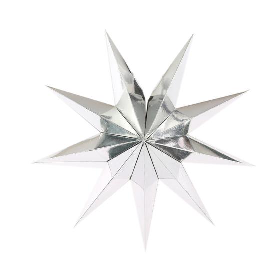 30cm Nine-pointed Star Paper Kid Room Hanging New Year Party Ornament Decor