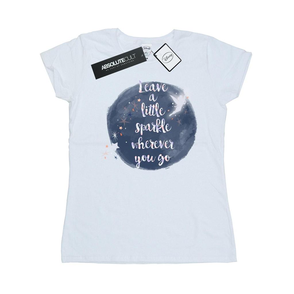 Disney Womens/Ladies Tinker Bell A Little Sparkle Cotton T-Shirt