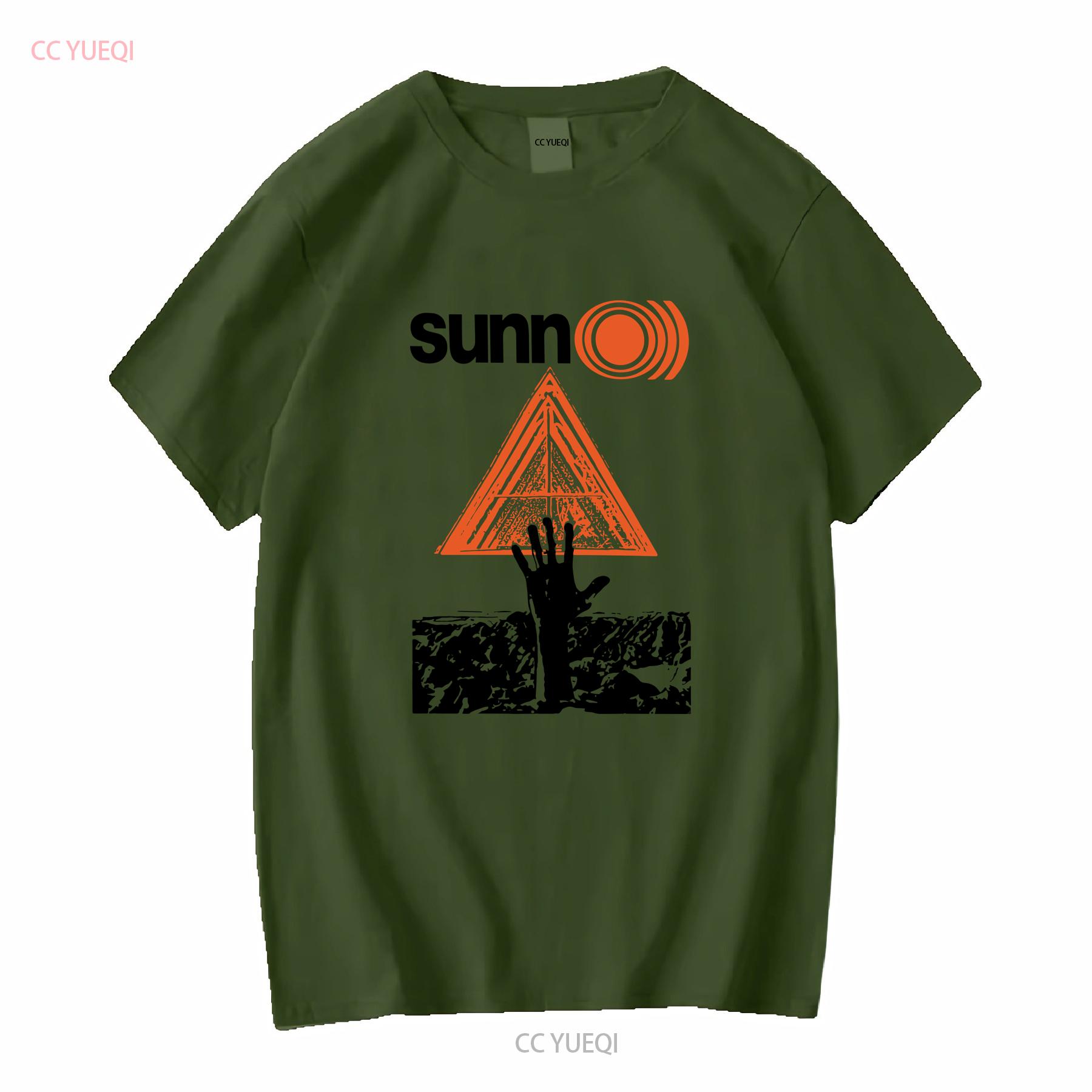 

Sunn O WHITE T Shirt Men Size Cotton zz1043 long or short sleeves vintage Washed Stylish Breathable Casual graphic fashion M