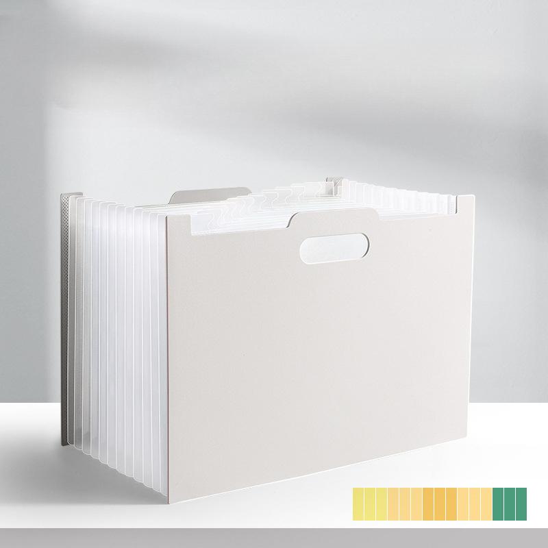 

Настольная папка для документов, органайзер для бумаги, держатель для хранения, многослойная расширяющаяся коробка, школьные канцелярские принадлежности Thick style белый