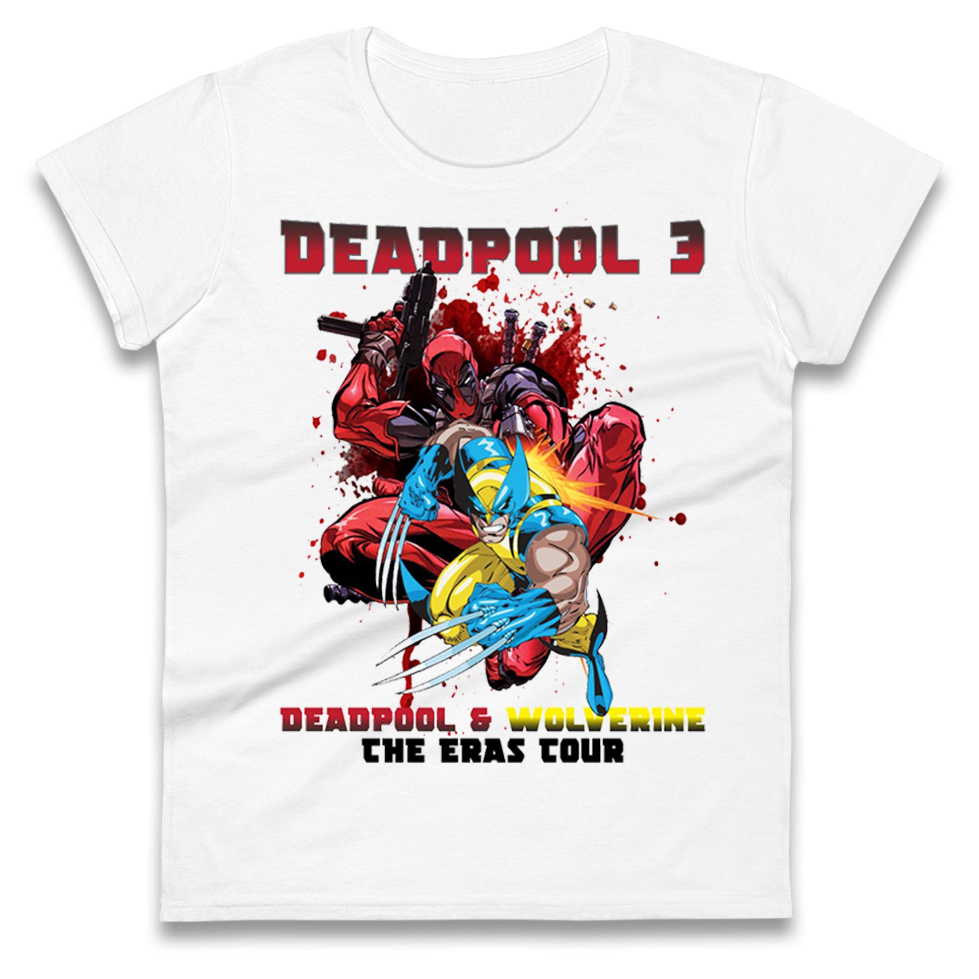 Deadpool and Wolverine The eras Tour Womens Tee T Shirt Mens Tops Unisex Top 3XL