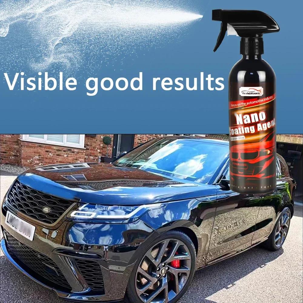 10H Keramik-Autobeschichtung, 500 ml, 9H Nano-Flüssigglas, kristallbeschichtet, hydrophobes, wasserdichtes Polierlack-Härte-Autopoliturwachs