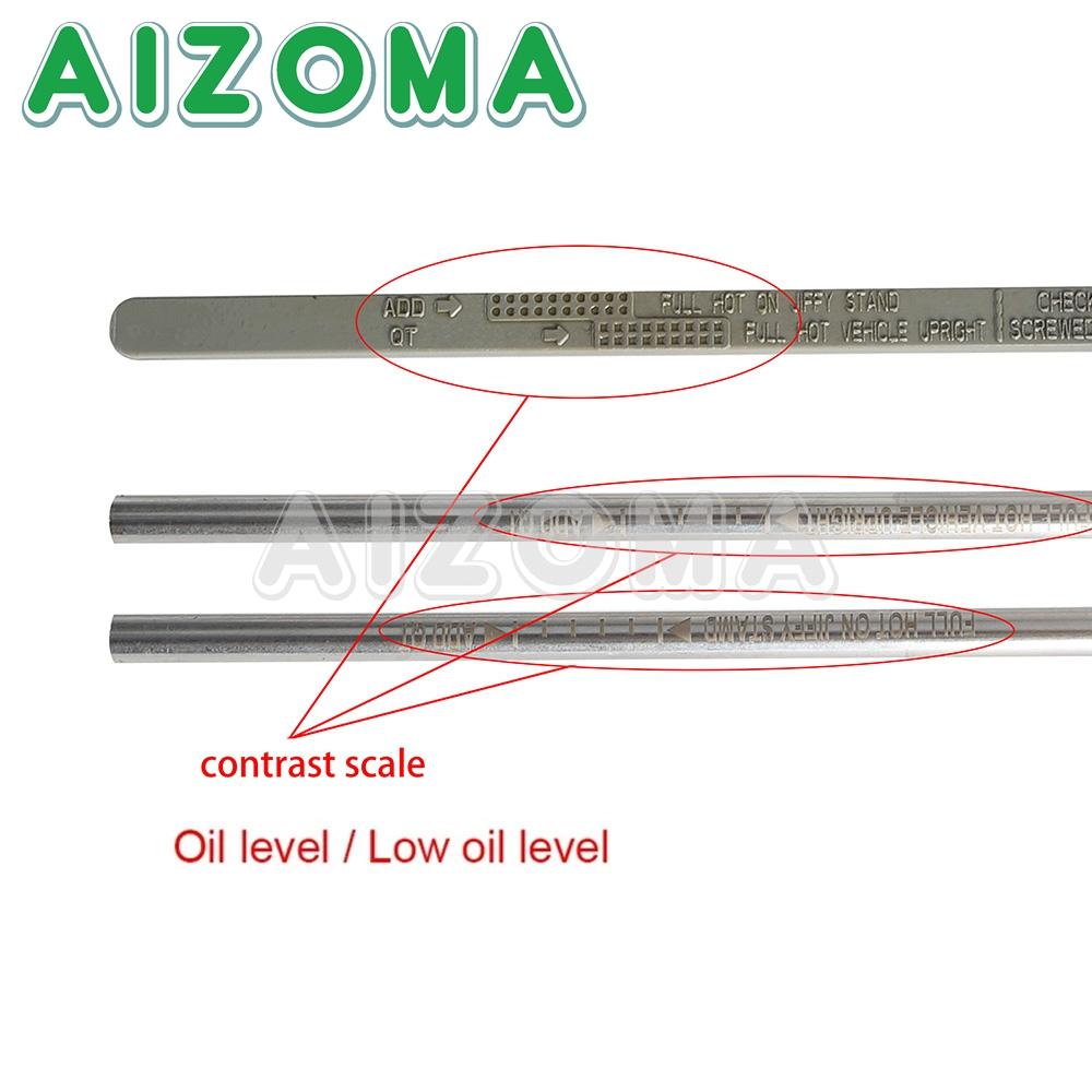 Motorcycle Oil Dipstick With Temperature Gauge For Harley Touring Milwaukee Eight M8 2017-2024 FLHR Oil Temperature Dipstick