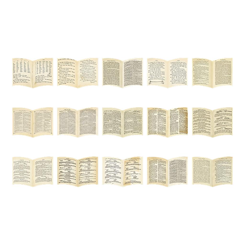 30 STÜCKE Vintage Papieraufkleber Dekorative Retro Alte Journal Schreibaufkleber Scrapbooking Zubehör