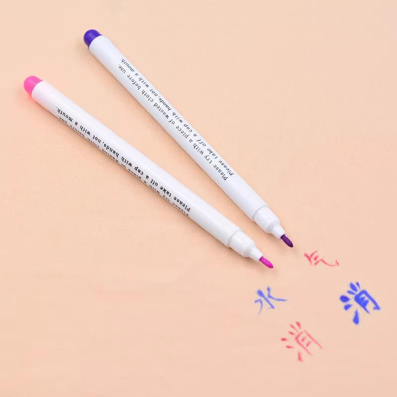 Water-Soluble Erasable Pen for Embroidery: Automatically Fading Fabric Marker for Cross Stitch and Sewing Projects