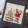 Festive Printed Paper Napkins for Western Restaurants & Bakeries - Home Use & Face Wipes Available