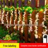 Solar LED Flower Vine String Lights for Outdoor Decor