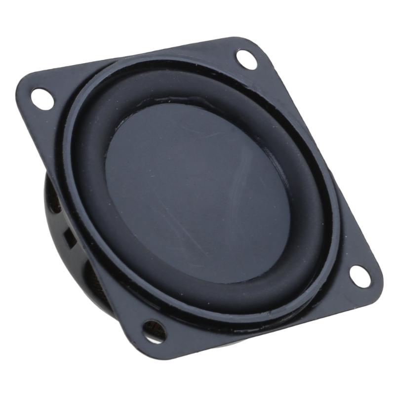 2Pcs 40mm 4Ohm 5W Portable Speakers 2inch 16 Cores Small Full Ranges Rubber Side Inner Magnetic Speakers Replacement