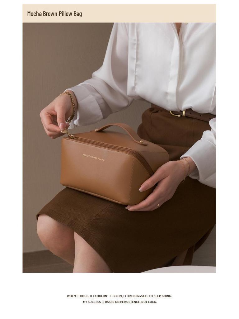 Portable Waterproof Accordion Makeup & Toiletry Bag - Large Capacity Travel Organizer