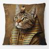 European Vintage Retro Royal Dogs Cats Pets Doodle Print Decorative Sofa Throw Pillow Case Cushion Cover