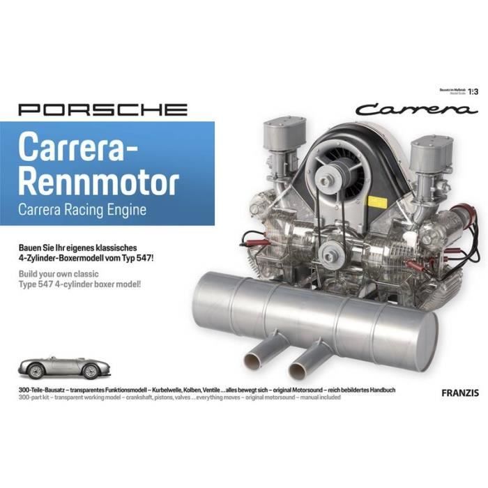Modèle Fonctionnel - FRANZIS VERLAG - Moteur De Course Porsche Carrera - 300 Pièces - Transparent - Mixte