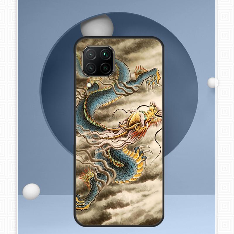 

Chinese Dragon For Huawei Nova 12i 12s 11i 8i Y91 Y60 Y70 Y72 Y90 Y61 9 10 SE P20 P40 Lite P30 P60 Pro Case Huawei Nova Y72
