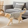 Cute Warm Winter Pet Sweater Thickened Fleece Cat Sleeveless Coat Soft Comfortable Cat Striped Vest Indoor