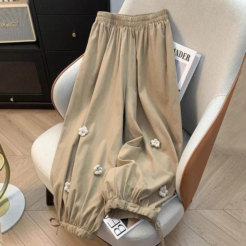 Pants for Women High Waist Long Trousers Plus Size Versatile Casual Pants