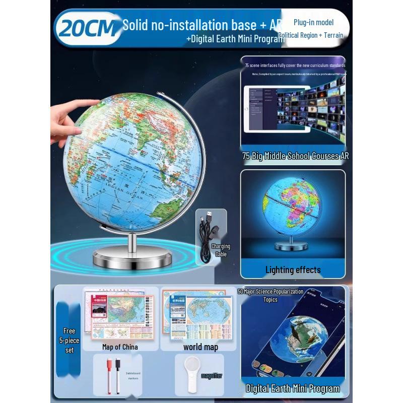 3D Magnetic Levitating Globe for Elementary and Junior High Students
