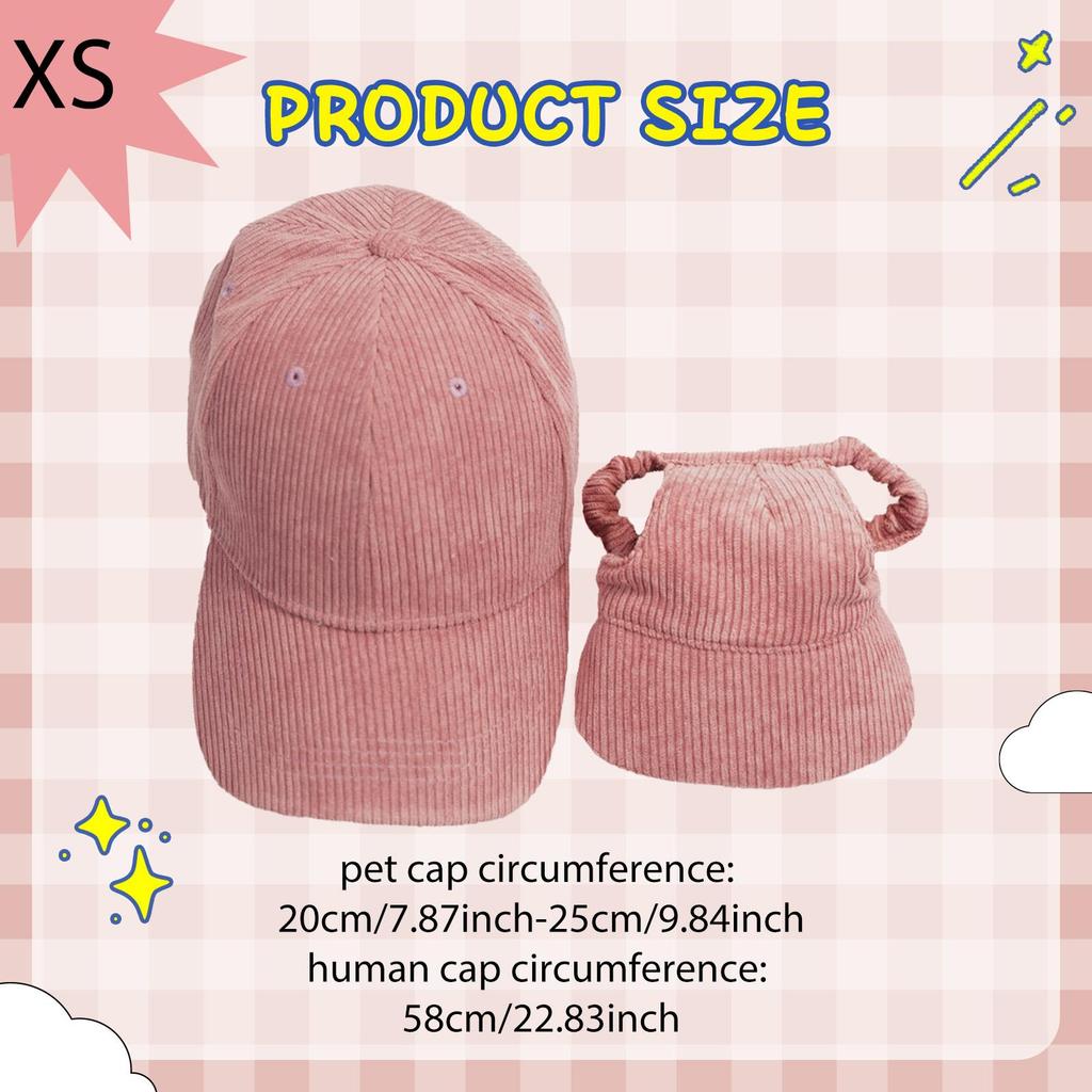 Owner and Dog Hats Pet Supplies Sunbonnet Headdress for Summer Beach Sports