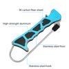 Blue Portable Collapsible Fishing Hook Stainless Steel Fishing Spear Hook Clip Lip Gripper Fishing Accessories
