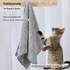 Pet Bathing Absorbent Glove - Coral Fleece Towel for Cats & Dogs