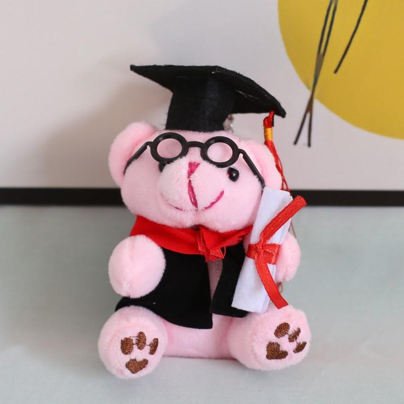 New Creative Doctoral Dress Doctor Bear Plush Toy Doll Pendant Bag Hanging Ornament Doll Doll Doll