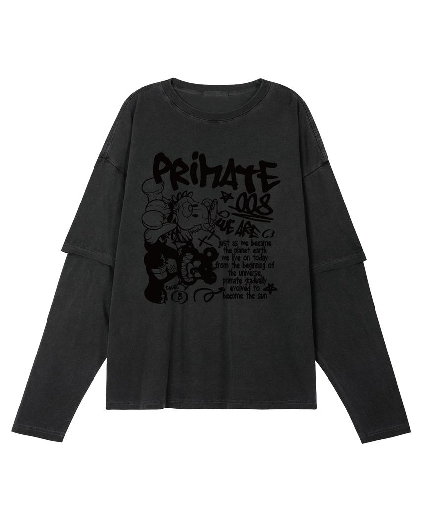 PRIMATE Angeldem Pigment Layered Long Sleeve