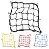 40x40cm Motorcycle Reflective Elastic Helmet Rope Cord Luggage Cargo Bungee Net
