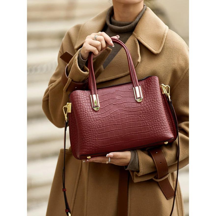 New brand exclusive handmade women's large cow genuine leather shoulder bags luxury