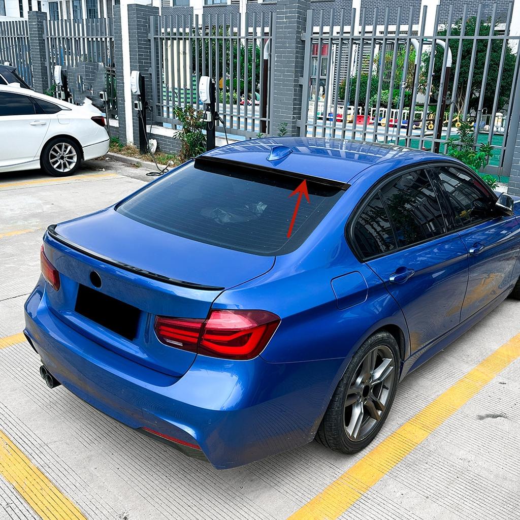 Glossy Black Car Roof Spoiler Rear Window Upper Wing Tail Lip For BMW 3 Series F30 2013 2014 2015-2019