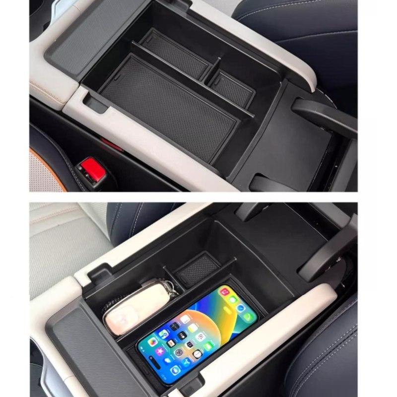 Armrest Storage Box For BYD Seal U DMi EV Song Plus Champion Edition 2026 2025 2024 Car Interior Accessories