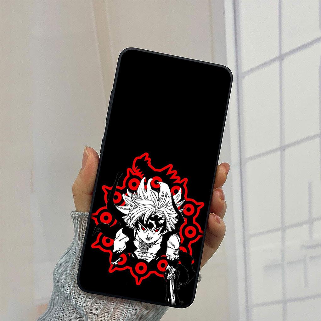Anime Sedm smrtelných hříchů Meliodas Kryt na telefon pro Samsung Galaxy A10 A20 A53 A30 A31 A32 A50 A51 A52 A12 A33 Měkký TPU kryt