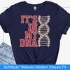 It's In My DNA Baseball Graphic Tee, Baseball Gift for Mom Dad Coach, Baseball Game Day Shirt, Baseball Fan Tshirt, Baseball Lover T Shirt