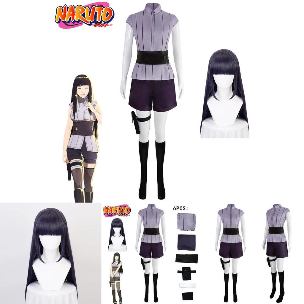 Naruto Hyuga Hinata Cosplay Costume Halloween Outfit Carnival Set Gift