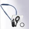 Mobile phone magnetic neck-mounted stand for first-person shooting, fixed on chest for anti-shake sports camera stand