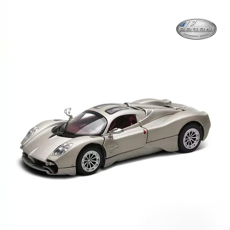 1/32 Pagani Utopia Alloy Sports Car Model Diecasts Metal Racing Car Vehicles Model Simulation Sound and Light Childrens Toy Gift
